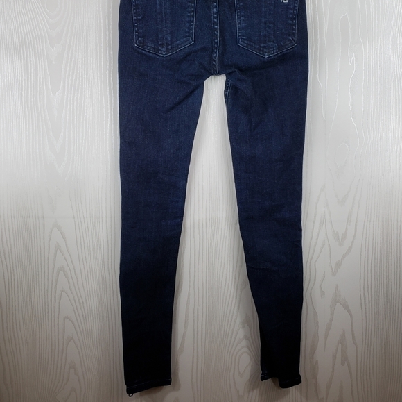 Rag & bone  Skinny Moto Jean Size 25 - Picture 6 of 9